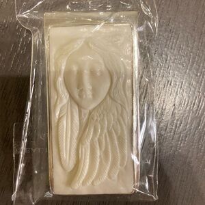 Native American Woman With Fathered Hair Money Clip